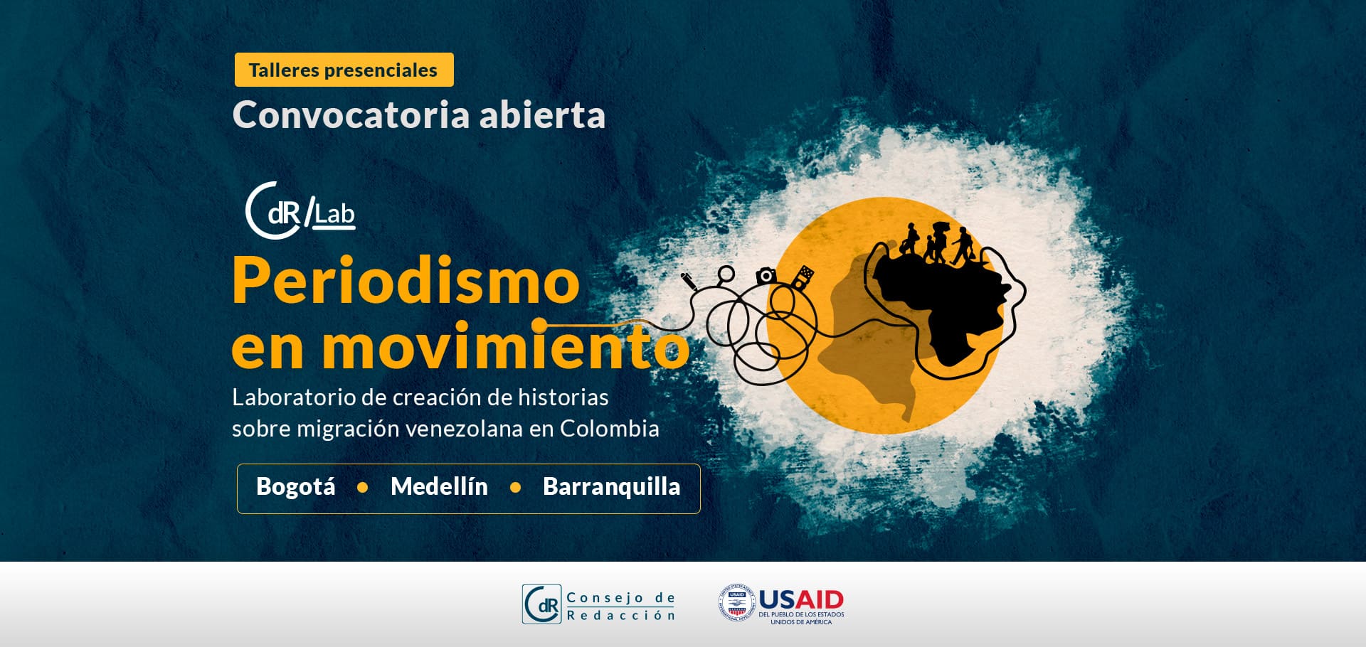 CdR/Lab Periodismo en movimiento Laboratorio de creación de historias sobre migración venezolana en Colombia