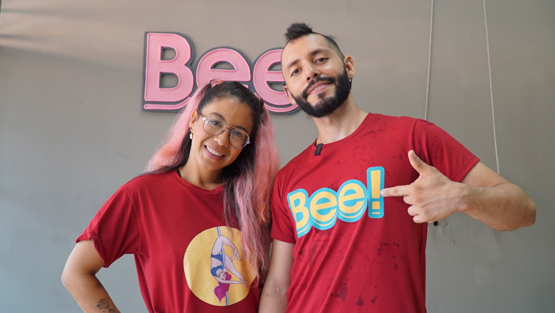 Nazly y Manuel Garrido formaron la academia de pole dance Bee la única en su estilo en Cúcut